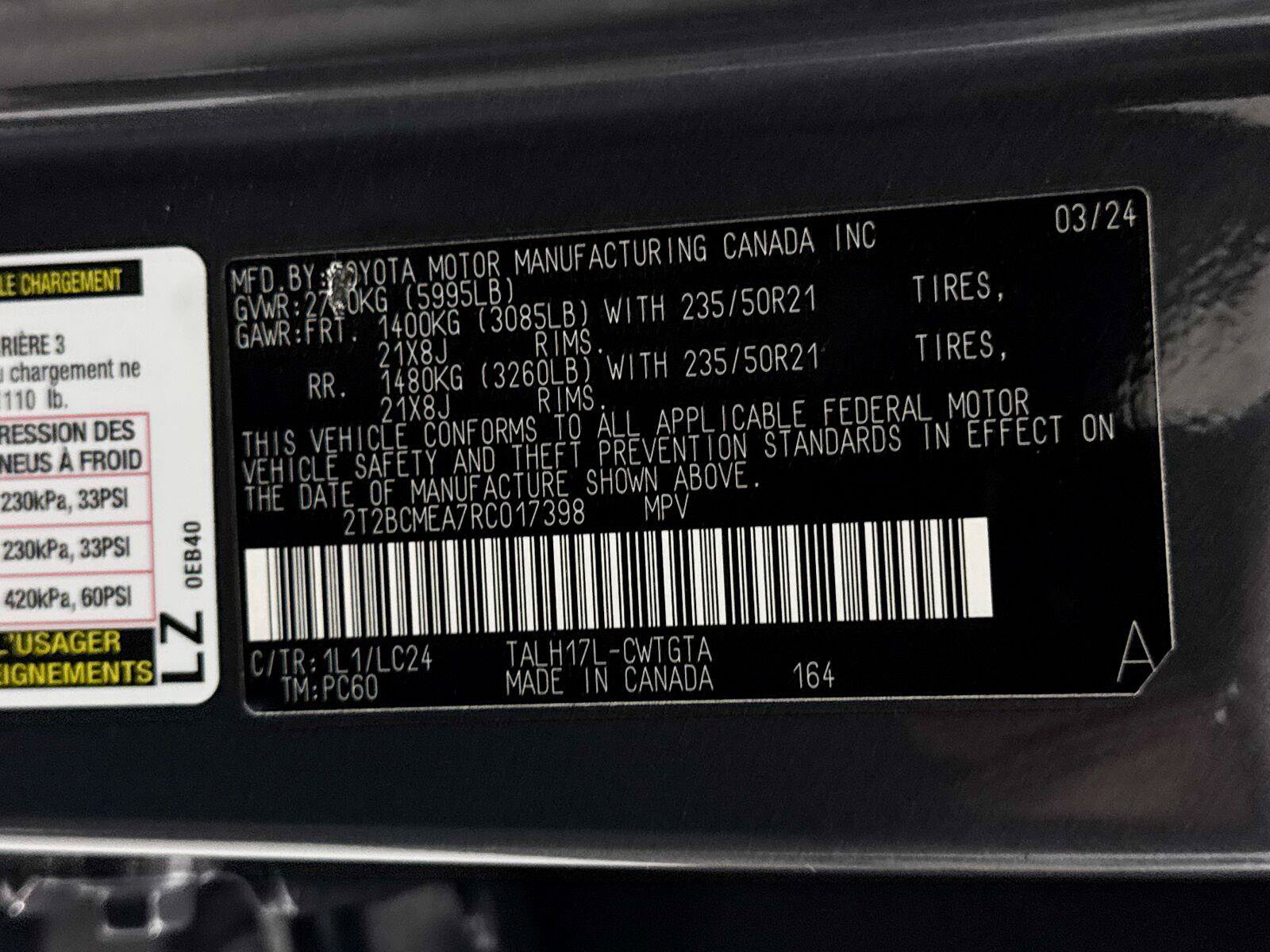 Used 2024 Lexus RX 500h F Sport w/ Convenience Package AWD/4WD image 37