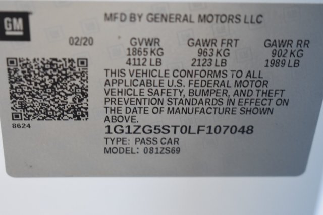 Certified 2020 Chevrolet Malibu RS w/ LPO, Convenience Package 1 FWD image 36