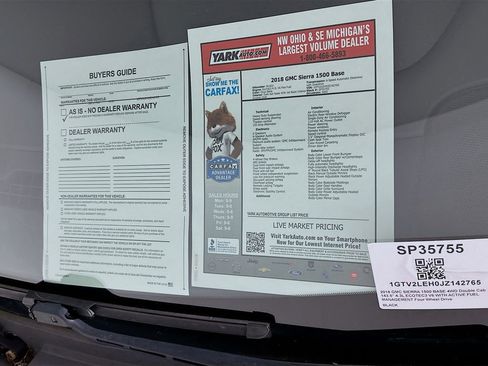 Used 2018 GMC Sierra 1500 4x4 Double Cab w/ Elevation Edition image 13