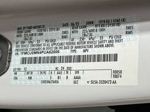 Used 2023 Ford Escape ST-Line w/ Tech Pack #1 FWD image 27