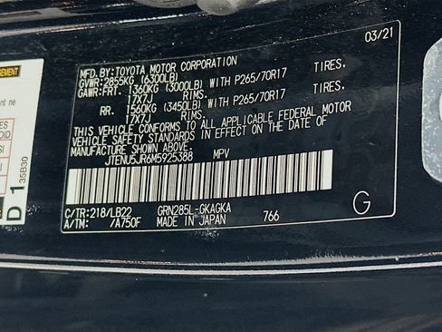 Used 2021 Toyota 4Runner SR5 Premium AWD/4WD image 12