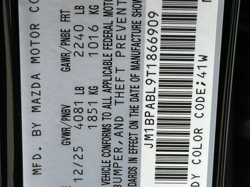 New 2026 MAZDA MAZDA3 s Sport image 25