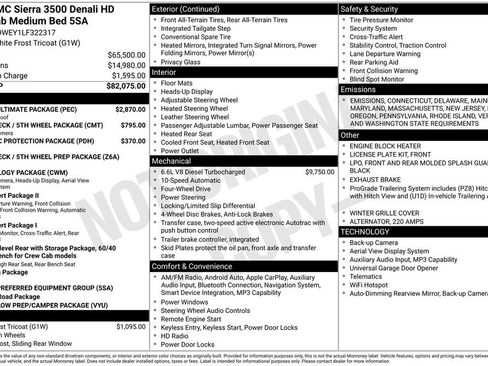 Used 2020 GMC Sierra 3500 Denali w/ Denali Ultimate Package image 13