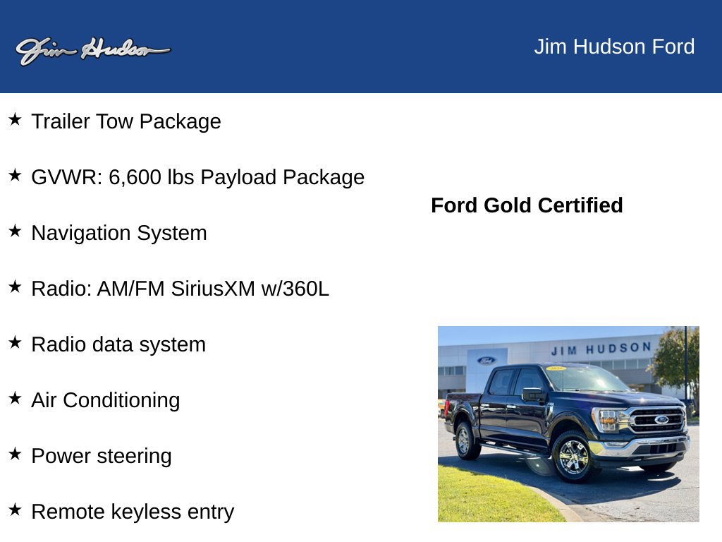 Certified 2021 Ford F150 XLT w/ Equipment Group 302A High AWD/4WD image 12