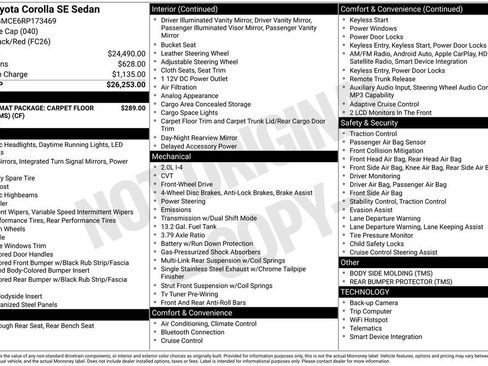Used 2024 Toyota Corolla SE FWD image 16
