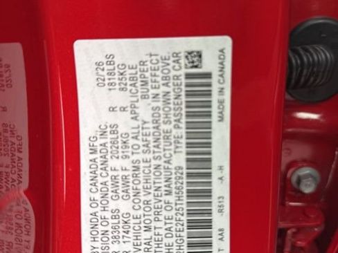 New 2026 Honda Civic LX image 20