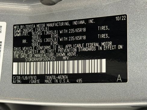Used 2023 Toyota Highlander L FWD image 28