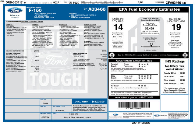 Used 2012 Ford F150 Platinum AWD/4WD image 11