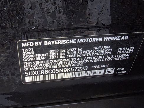 Used 2022 BMW X5 xDrive40i w/ M Sport Package image 33