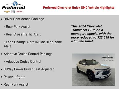 Certified 2024 Chevrolet TrailBlazer LT w/ Convenience Package AWD/4WD image 6
