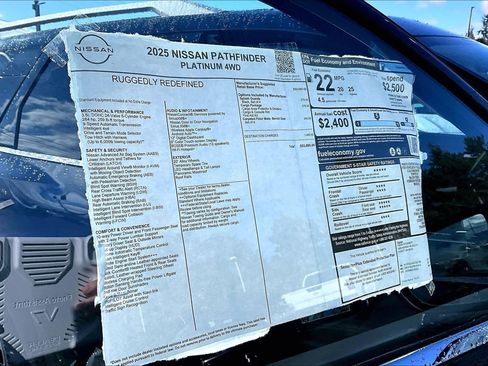 New 2025 Nissan Pathfinder Platinum w/ Cargo Package image 14