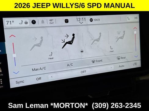 New 2026 Jeep Wrangler Willys image 19