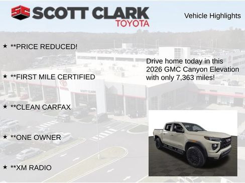 Used 2026 GMC Canyon Elevation w/ Convenience Package AWD/4WD image 8
