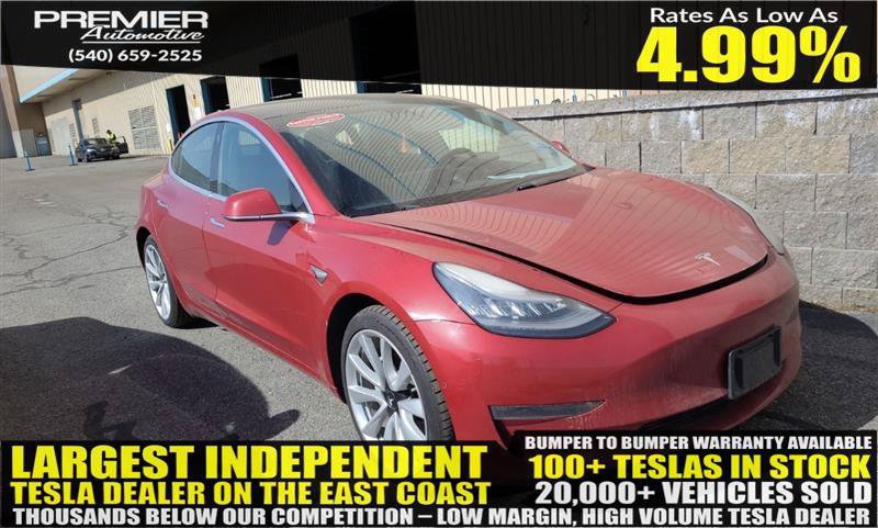 Used 2018 Tesla Model 3 Long Range AWD/4WD image 1