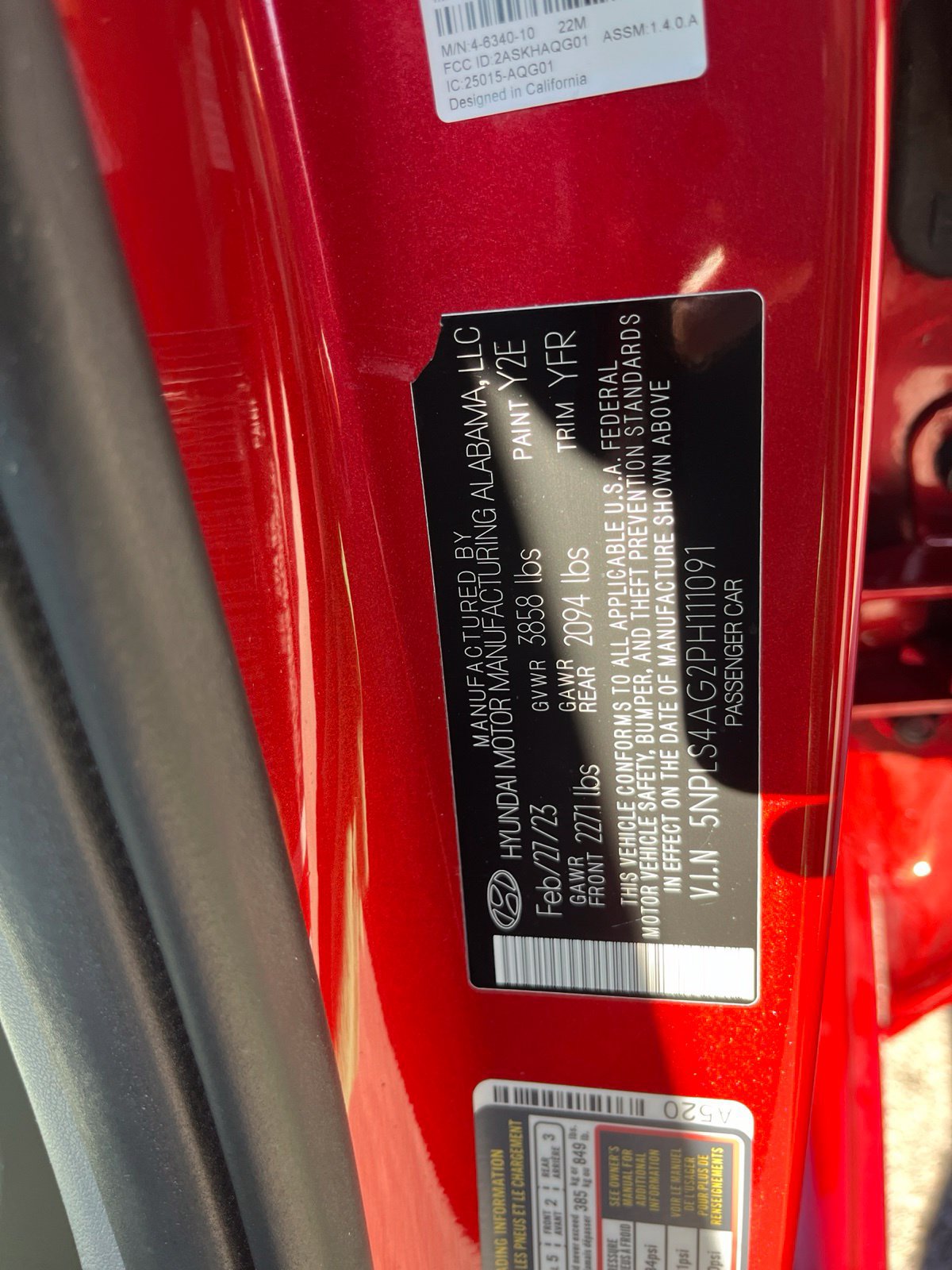 Used 2023 Hyundai Elantra SEL w/ Convenience Package FWD image 27