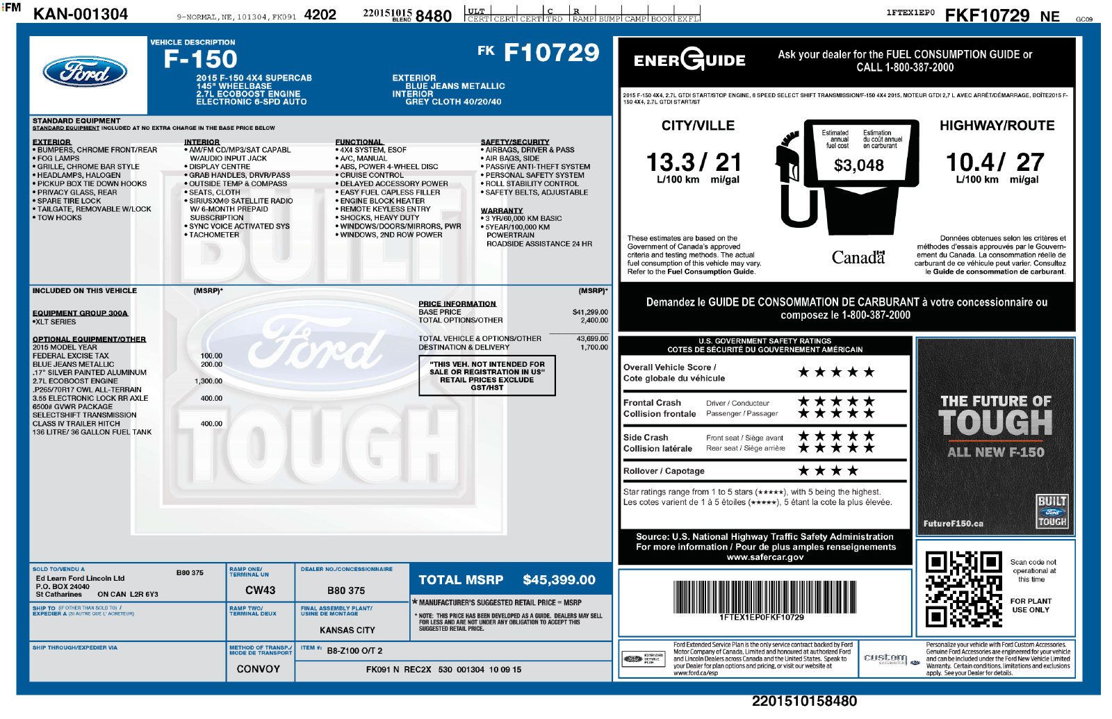Used 2015 Ford F150 XLT AWD/4WD image 20