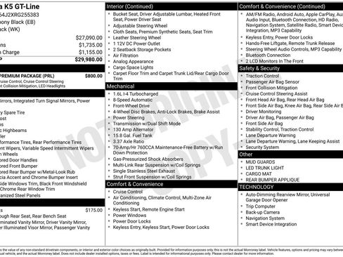 Used 2024 Kia K5 GT-Line w/ GT-Line Premium Package image 6