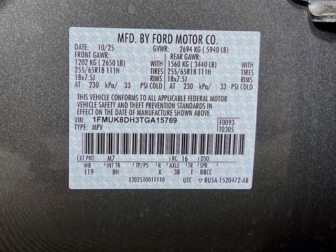 Used 2026 Ford Explorer Active AWD/4WD image 37