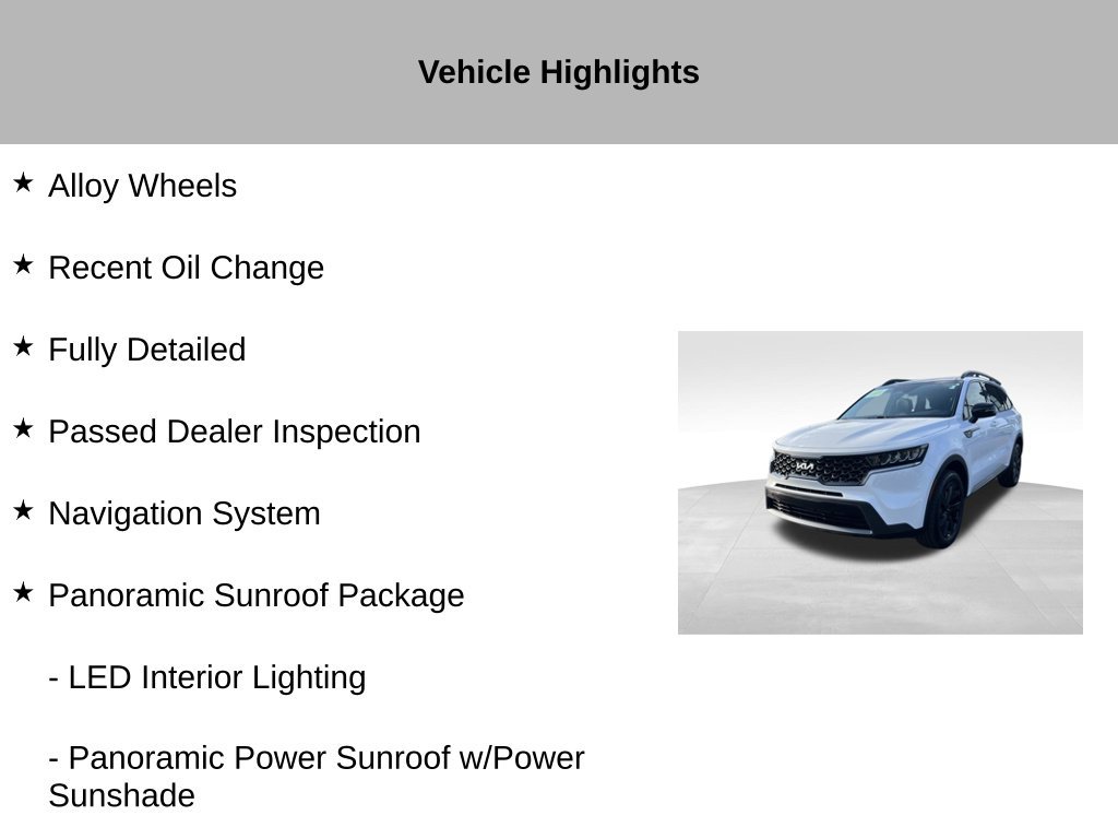 Certified 2023 Kia Sorento S w/ Panoramic Sunroof Package AWD/4WD image 19