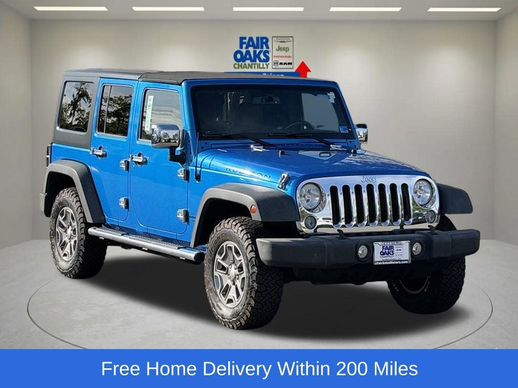 Used 2015 Jeep Wrangler Unlimited Rubicon w/ Connectivity Group AWD/4WD image 1