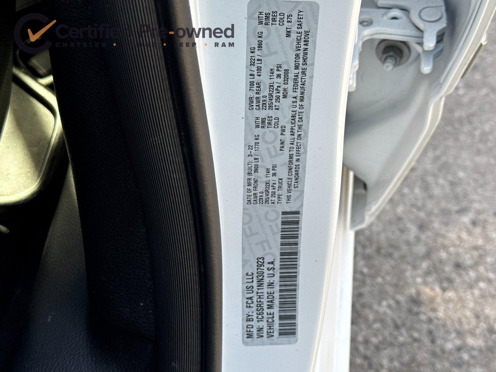 Used 2022 RAM 1500 Limited w/ Body Color Bumper Group AWD/4WD image 30