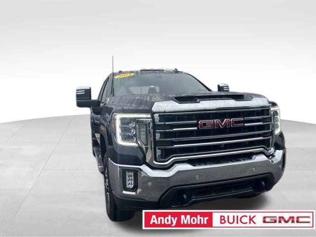 Used 2021 GMC Sierra 2500 SLT w/ SLT Premium Package AWD/4WD image 3
