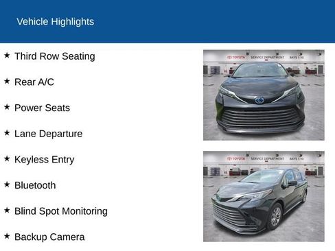 Used 2025 Toyota Sienna LE FWD image 2