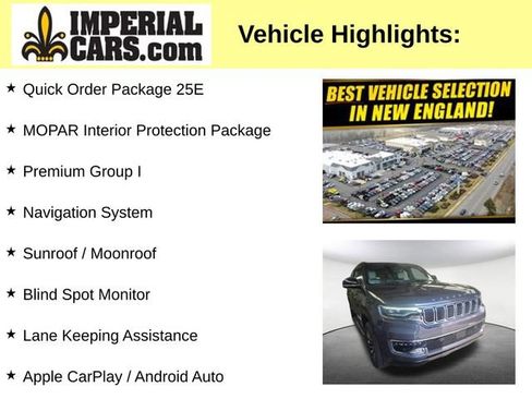 Used 2025 Jeep Wagoneer 4WD w/ Premium Group I image 3