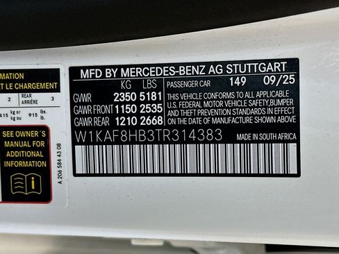 New 2026 Mercedes-Benz C 43 AMG 4MATIC Sedan image 32