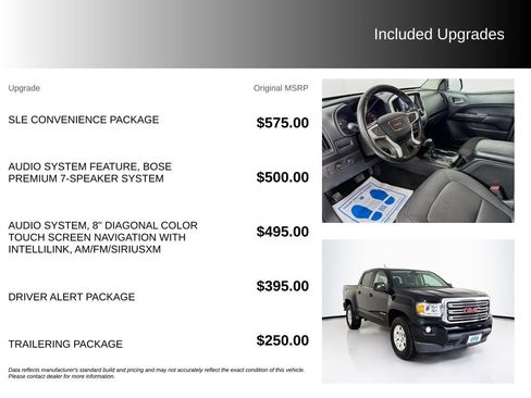 Used 2016 GMC Canyon SLE w/ SLE Convenience Package AWD/4WD image 5
