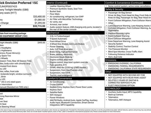 Used 2023 Buick Envision Preferred image 17