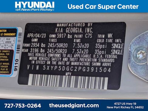 Used 2023 Kia Telluride SX X-Line AWD/4WD image 50