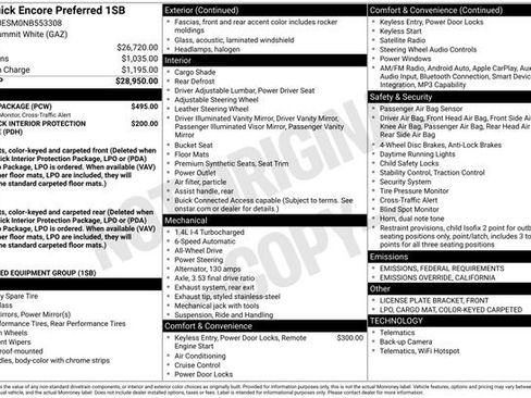 Certified 2022 Buick Encore Preferred w/ Safety Package image 26