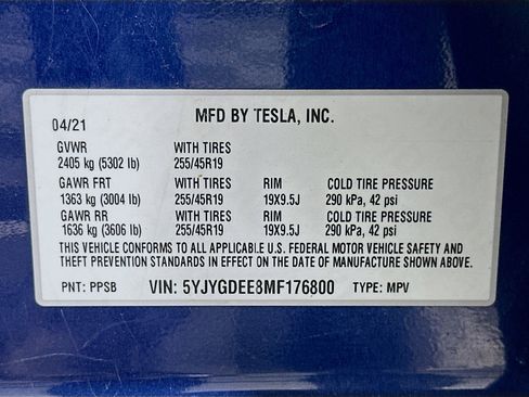 Used 2021 Tesla Model Y Long Range image 12