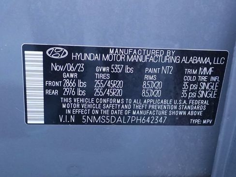 Used 2023 Hyundai Santa Fe Calligraphy AWD/4WD image 55