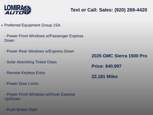 Used 2025 GMC Sierra 1500 Pro w/ Graphite Edition AWD/4WD image 6