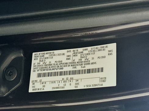 Used 2018 Ford F150 XLT w/ Equipment Group 302A Luxury AWD/4WD image 12