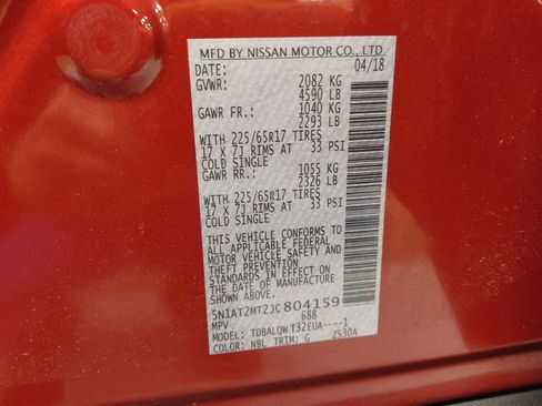 Used 2018 Nissan Rogue SV image 33