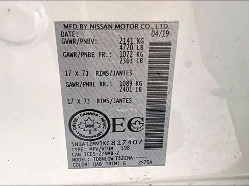 Used 2019 Nissan Rogue SV image 19