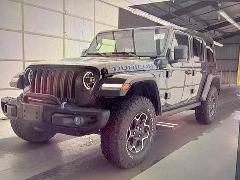 Used 2021 Jeep Wrangler Unlimited Rubicon 4xe w/ Steel Bumper Group AWD/4WD image 2