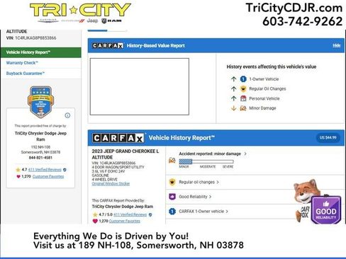 Used 2023 Jeep Grand Cherokee L Laredo image 12