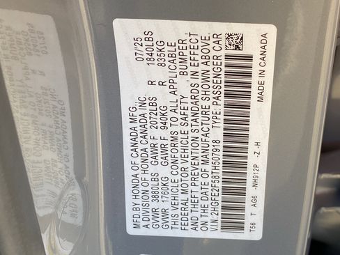 Used 2026 Honda Civic Sport image 29