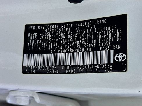 Used 2021 Toyota Corolla SE w/ SE Premium Package image 35