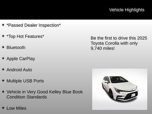 Certified 2025 Toyota Corolla SE image 6