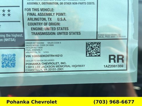 New 2026 Chevrolet Suburban Z71 w/ Comfort Package AWD/4WD image 33