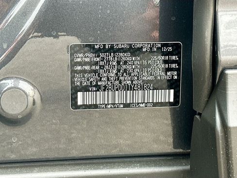 New 2026 Subaru Outback Limited image 33