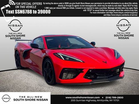 Used 2022 Chevrolet Corvette Stingray Premium Cpe w/ Z51 Performance Package RWD image 1