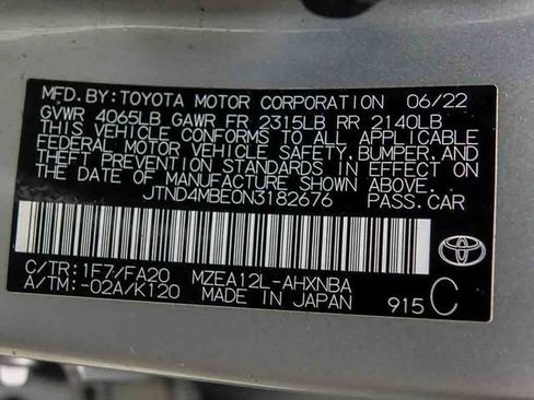 Used 2022 Toyota Corolla SE FWD image 28