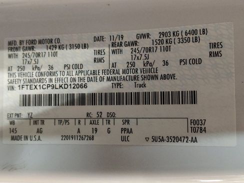 Used 2020 Ford F150 XL w/ Equipment Group 101A Mid RWD image 33