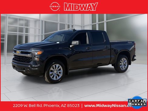 Used 2022 Chevrolet Silverado 1500 Custom w/ LPO, Dark Essentials Package image 1